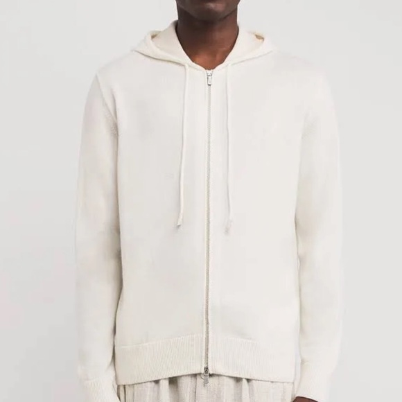 Eleventy ivory Zip-Up Sweater - Picture 16 of 16